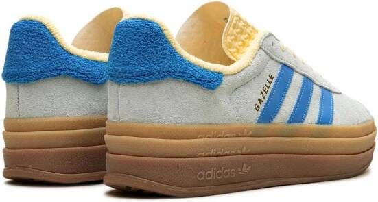 adidas Gazelle Bold "Almost Blue Yellow" sneakers Blauw