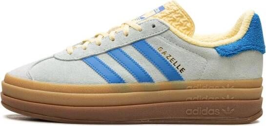 adidas Gazelle Bold "Almost Blue Yellow" sneakers Blauw