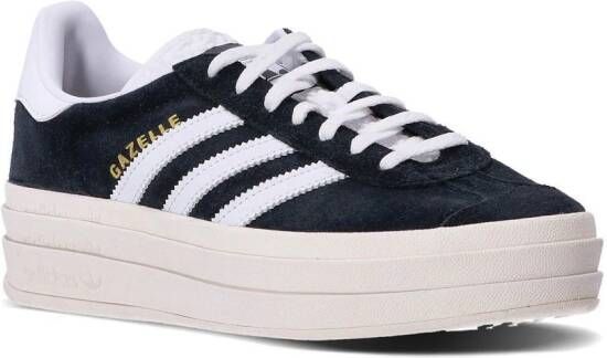 adidas Gazelle Bold sneakers met plateauzool Zwart