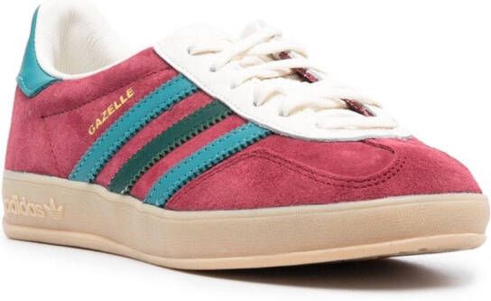 adidas Gazelle leren sneakers Rood