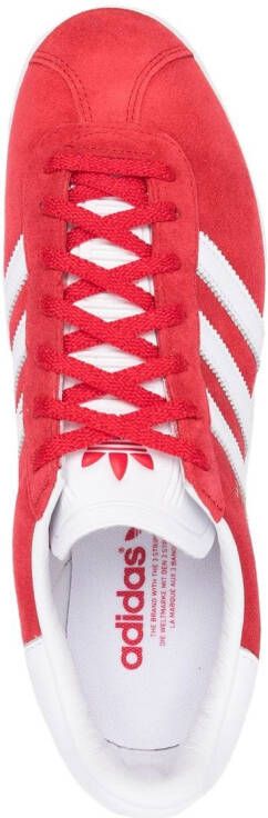 adidas Gazelle suède sneakers Rood