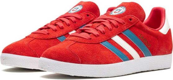 adidas Gazelle suède sneakers Rood