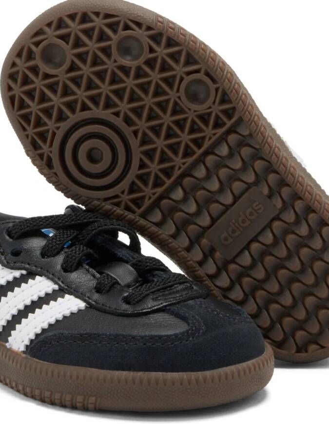 adidas Kids Samba OG leren sneakers Zwart