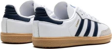 adidas Kids Samba OG "White Indigo Gum" sneakers Wit