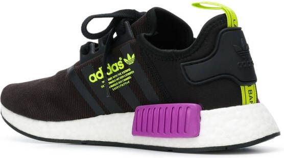 adidas NMD R1 neon sneakers Zwart