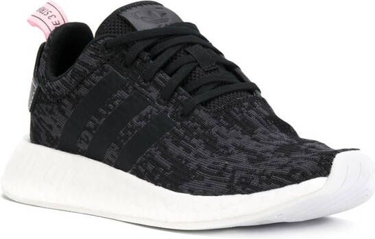 adidas NMD_R2 Primeknit sneakers Zwart