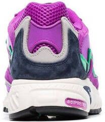 adidas purple Temper Run suede sneakers Paars