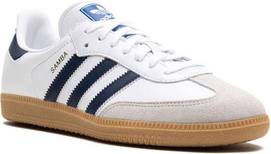 adidas Samba OG "Cloud White Night Indigo Gum" sneakers Wit