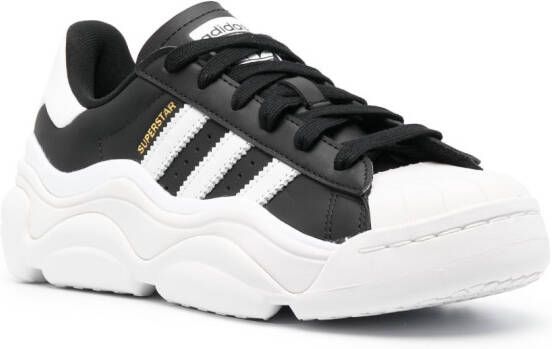 adidas Superstar leren sneakers Zwart