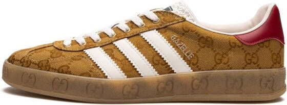 adidas x Gucci Gazelle low-top sneakers Beige