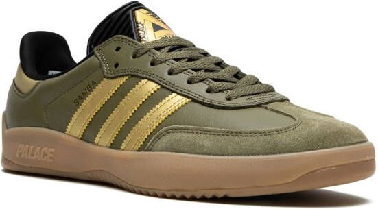 adidas "x Palace Puig Samba Olive Gold sneakers" Groen