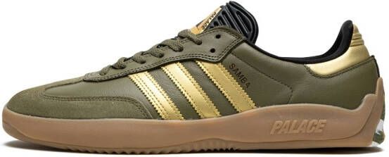 adidas "x Palace Puig Samba Olive Gold sneakers" Groen