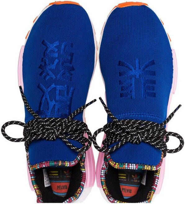 adidas x Pharrell Williams black Human Body NMD sneakers Blauw