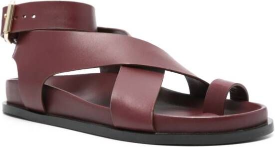 A.EMERY Jalen leren sandalen Rood