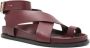 A.EMERY Jalen leren sandalen Rood - Thumbnail 2