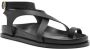 A.EMERY Jalen leren sandalen Zwart - Thumbnail 2