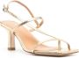 Aeyde Elise leren sandalen 65 mm Goud - Thumbnail 2