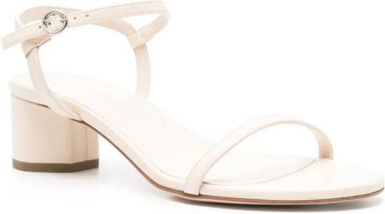 Aeyde Immi leren sandalen Beige