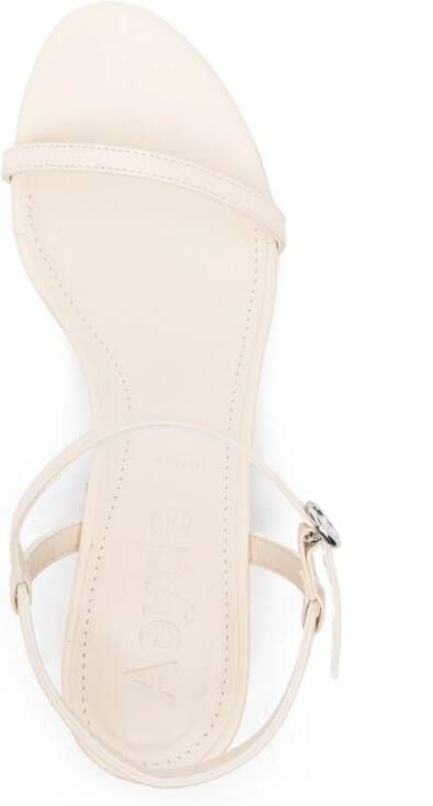 Aeyde Immi leren sandalen Beige