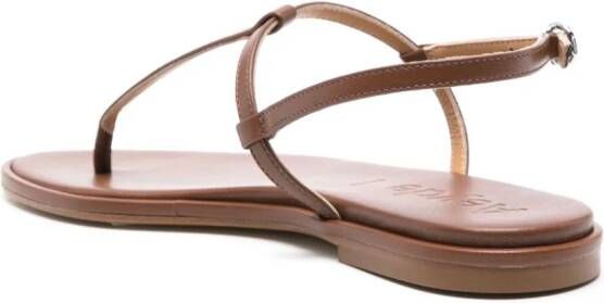 Aeyde Nala leren sandalen Bruin