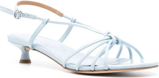 Aeyde Rhonda leren sandalen Blauw