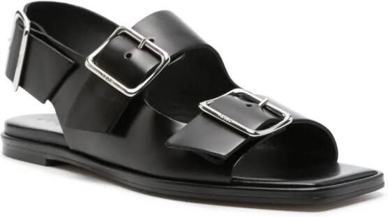 Aeyde Thekla leren sandalen Zwart