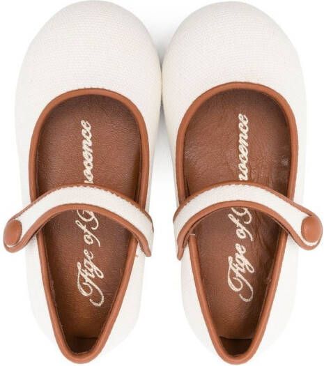 Age of Innocence Ballerina's met ronde neus Beige