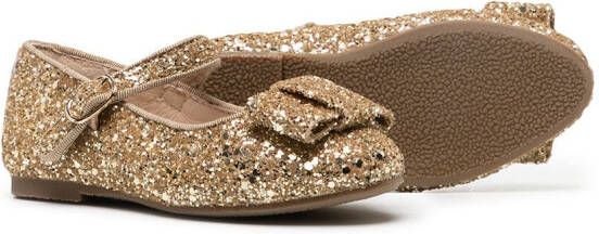 Age of Innocence Ellen ballerina's met glitter Goud