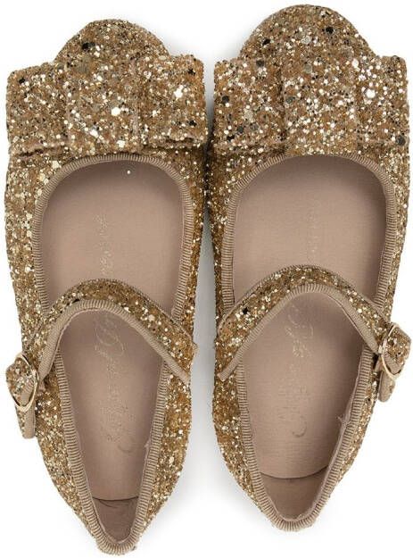 Age of Innocence Ellen ballerina's met glitter Goud