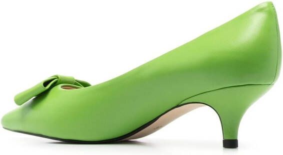 Age of Innocence Jacqueline pumps verfraaid met strik Groen