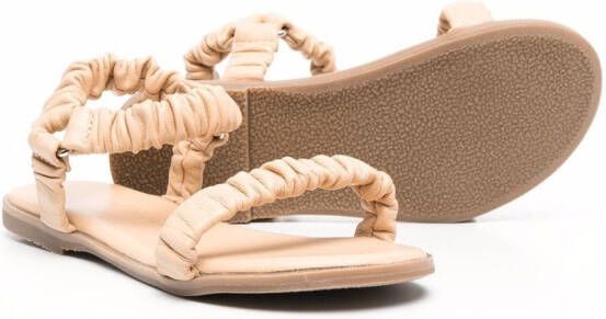 Age of Innocence Kyle leren sandalen Beige