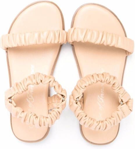 Age of Innocence Kyle leren sandalen Beige