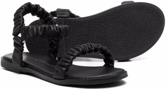 Age of Innocence Kyle leren sandalen Zwart