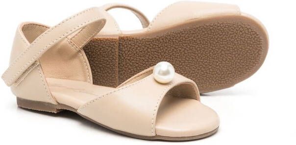 Age of Innocence Leren ballerina's Beige