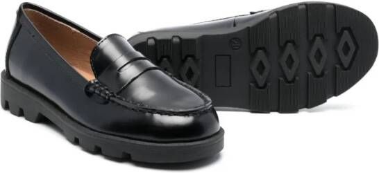 Age of Innocence Leren loafers Zwart