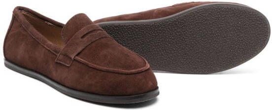 Age of Innocence Suède loafers Bruin