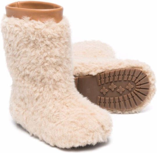 Age of Innocence Yeti snowboots van imitatie lamswol Beige