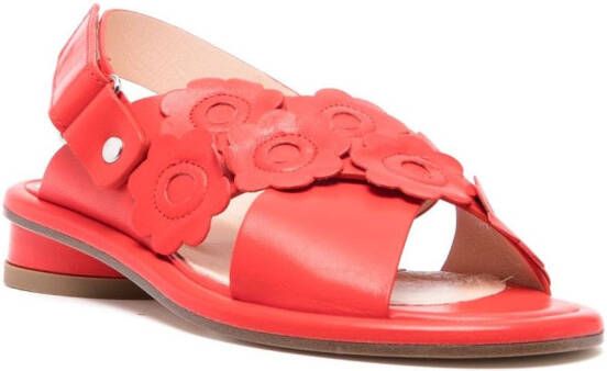 AGL Alison leren sandalen Rood