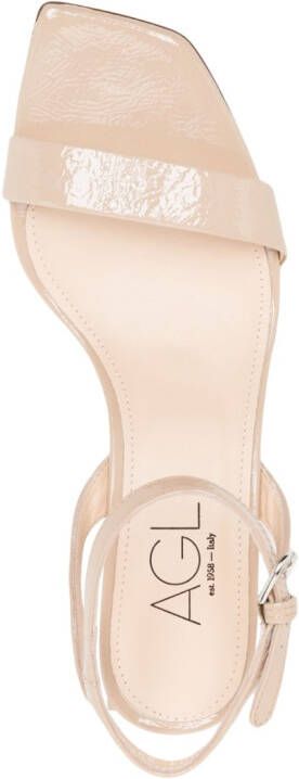 AGL Angie leren sandalen Beige