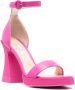 AGL Janis 110mm leather sandals Roze - Thumbnail 2