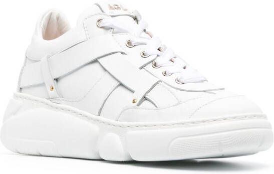 AGL Ruth leren sneakers Wit