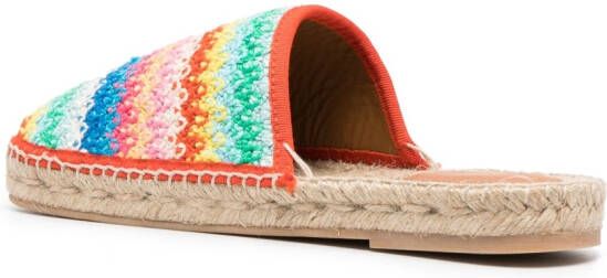 Alanui Over The Rainbow espadrilles Groen