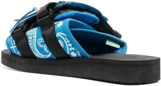 Alanui X Suicoke Sandalen met franje Blauw