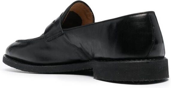 Alberto Fasciani Loafers met lage hak Zwart