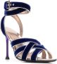 Alevì Leren sandalen Blauw - Thumbnail 2