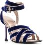 Alevì Leren sandalen Blauw - Thumbnail 2