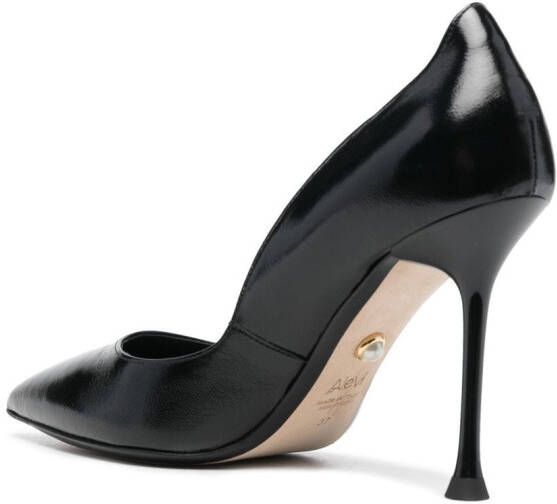 Alevì Pretty pumps met puntige neus Zwart