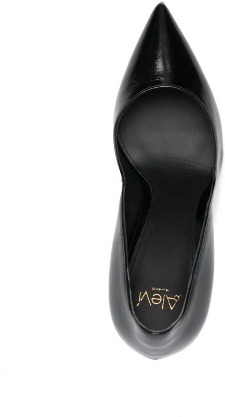 Alevì Pretty pumps met puntige neus Zwart