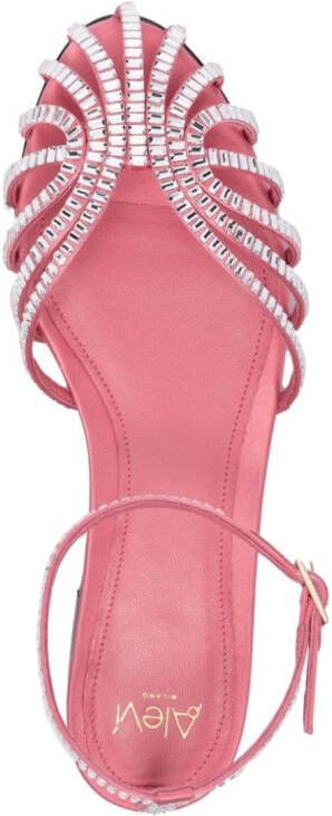 Alevì Rebecca leren sandalen Roze