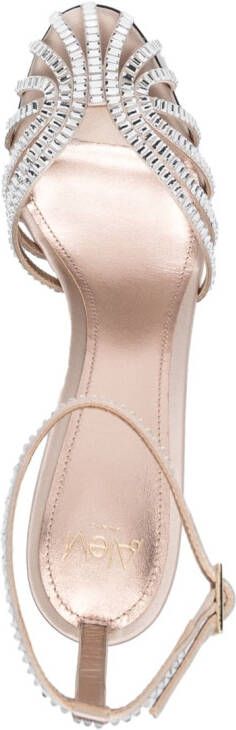 Alevì Sandalen met gekooide neus Beige